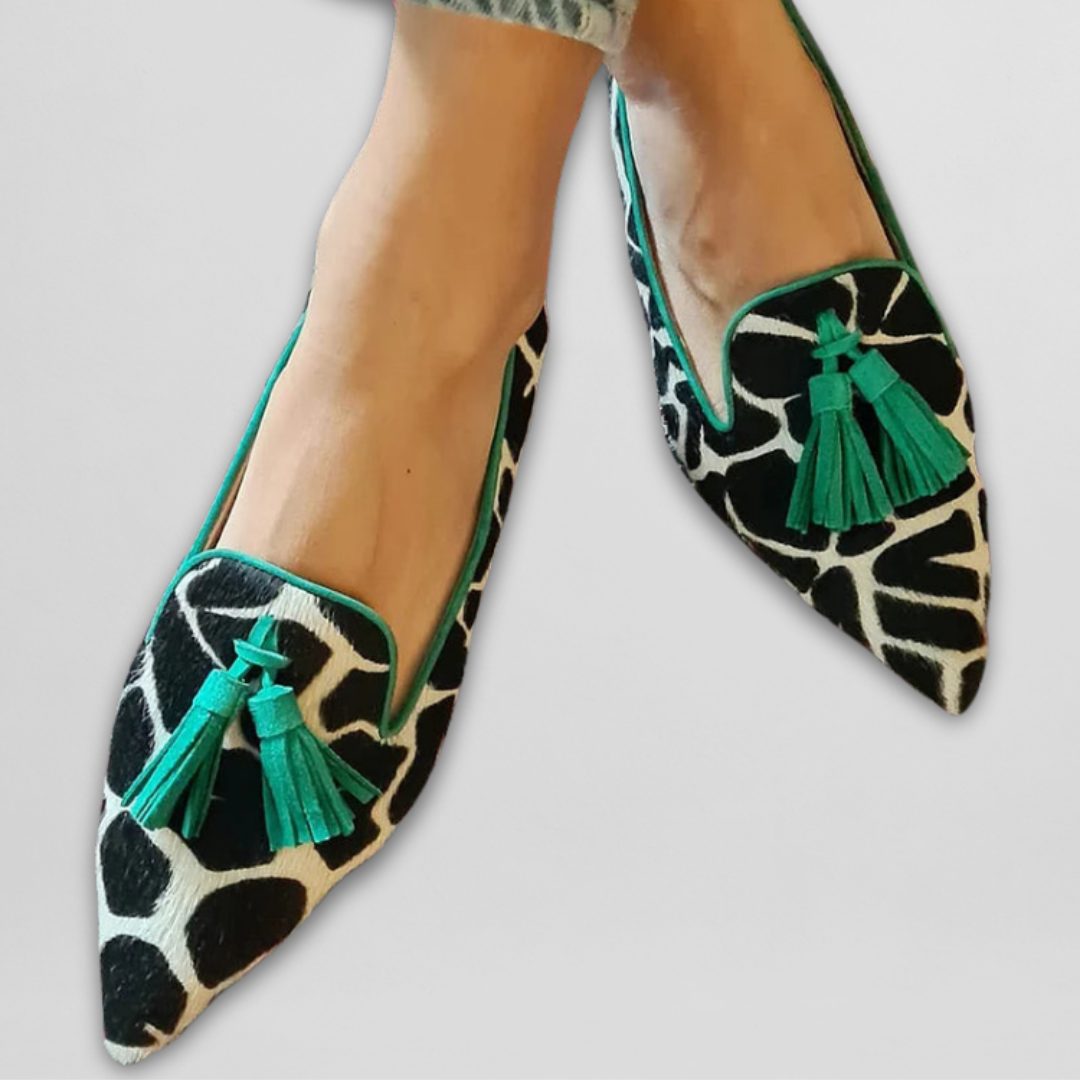 Sabine | Mocassins à pompons