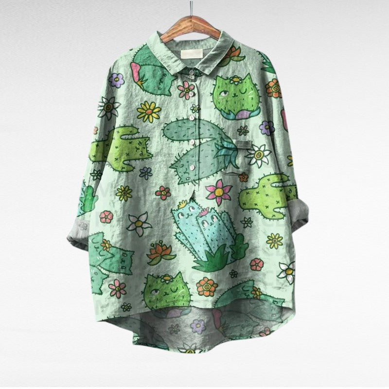 Laluna - Élégante Blouse Vintage