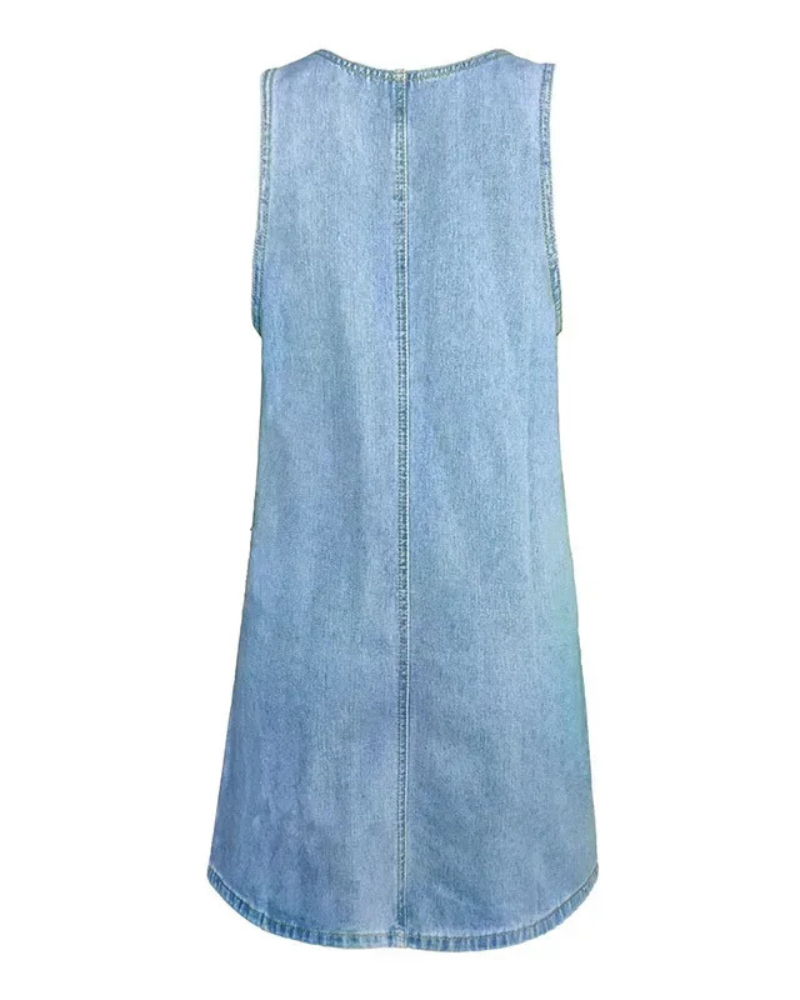 Aveline | Robe d’été en denim à coupe flatteuse