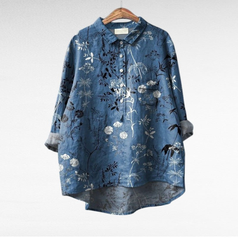 Laluna - Élégante Blouse Fleurie