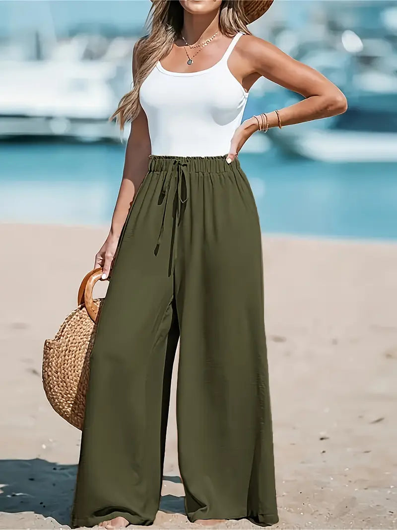 Liv - Pantalons Taille Haute Élégants