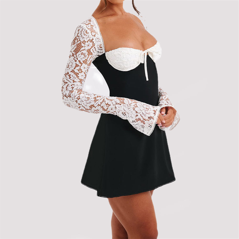 LILOU ROBE DENTELLE Y2K