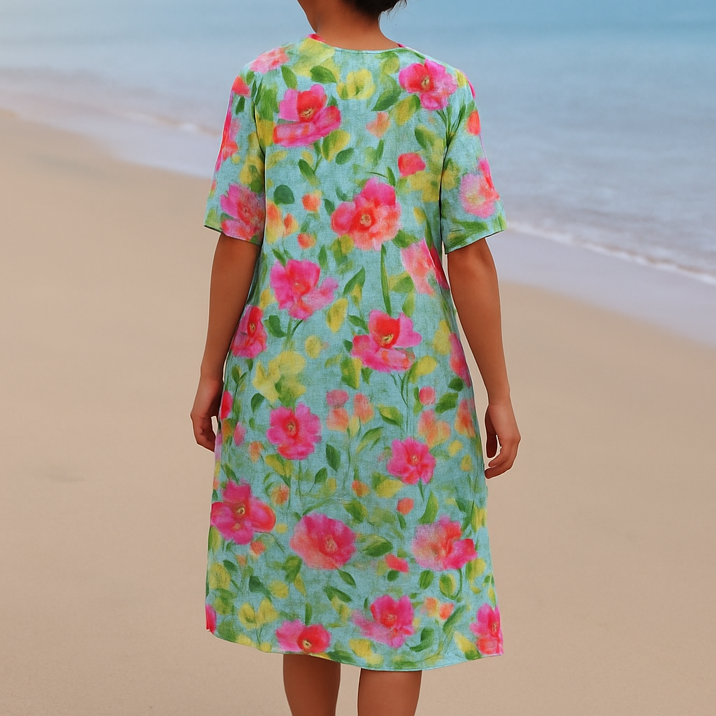 ISALIE | Robe aquarelle florale