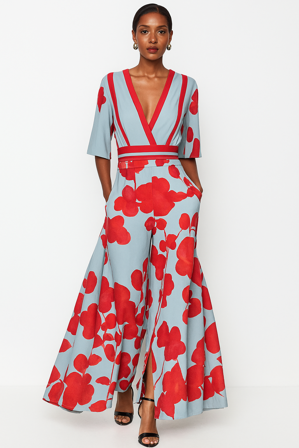 Camellia | Robe Fleurie Élégante