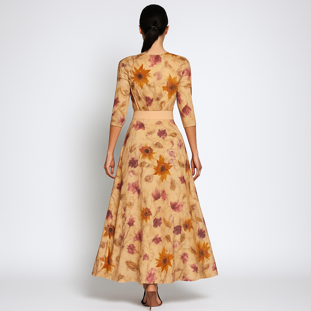 Aveline | Robe Fleurie Élégante