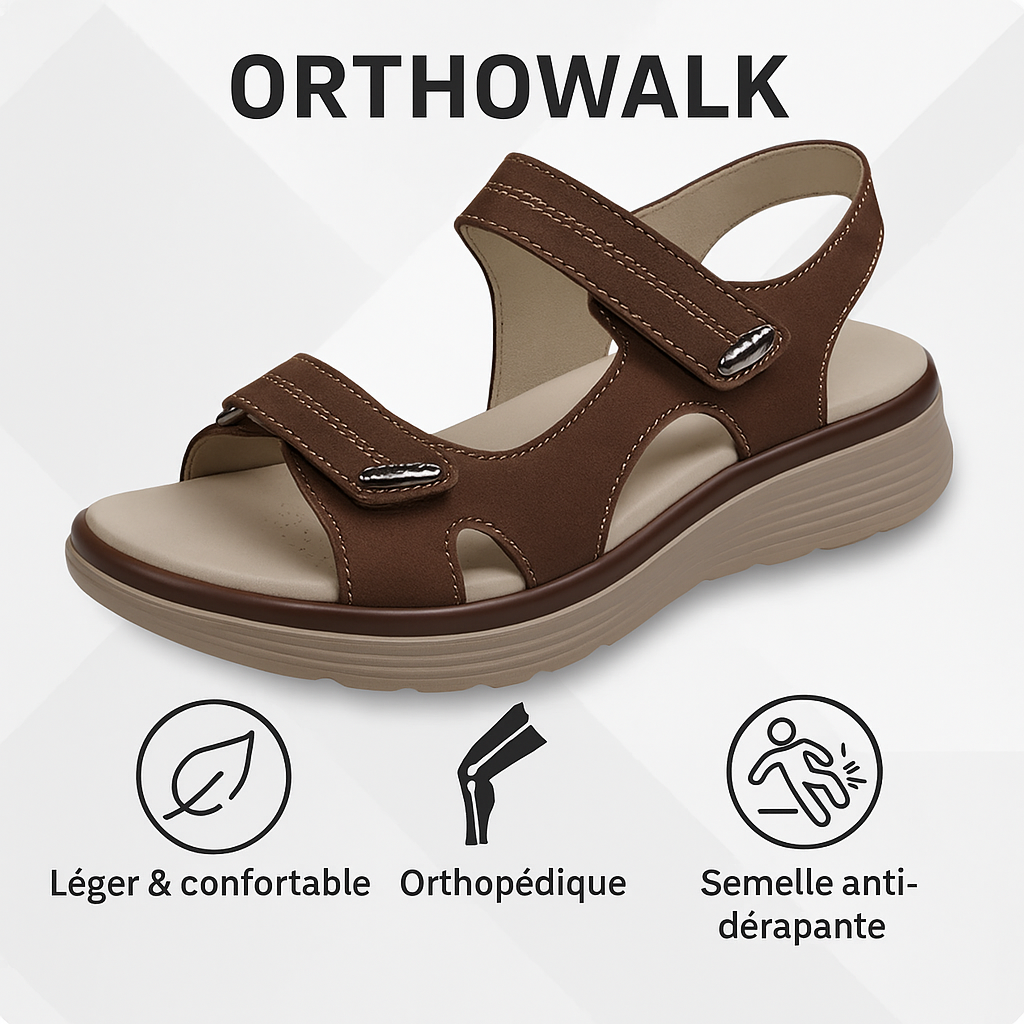 OrthoWalk™ | Sandales Orthopédiques Antidouleur