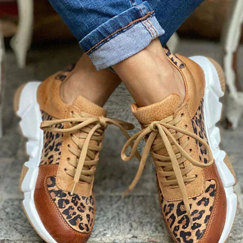 Femke - Sneakers Léopard Tendance