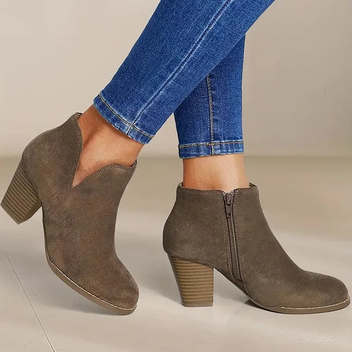 Alexe - Bottines Confortables En Cuir