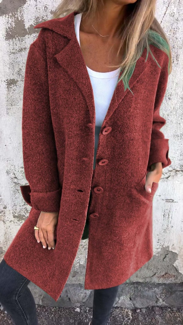 Audrey - Manteau Chic Minimaliste