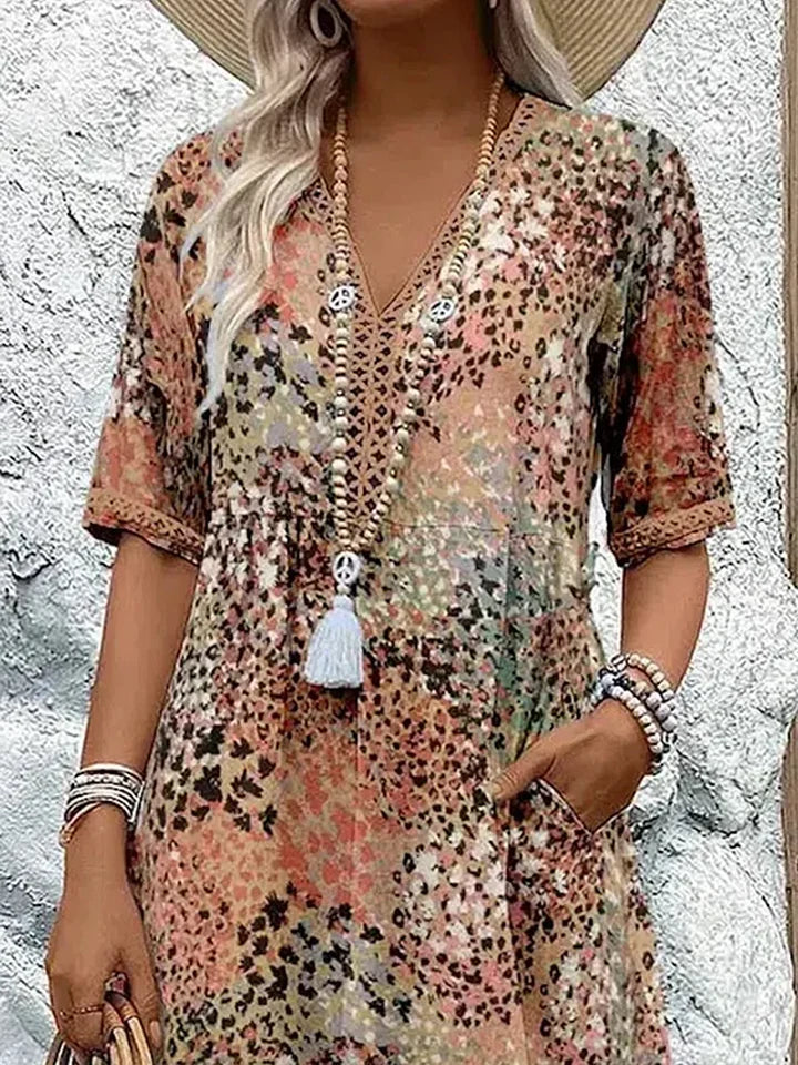 Isabeau | Robe Midi Imprimée
