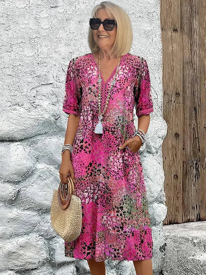 Isabeau | Robe Midi Imprimée