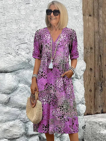 Isabeau | Robe Midi Imprimée