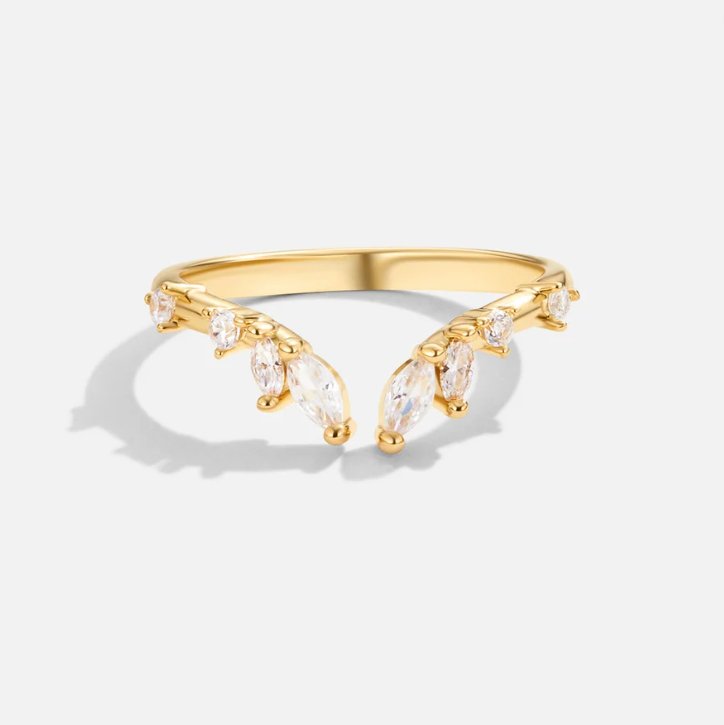 Frieden - Bague en Or Cristal