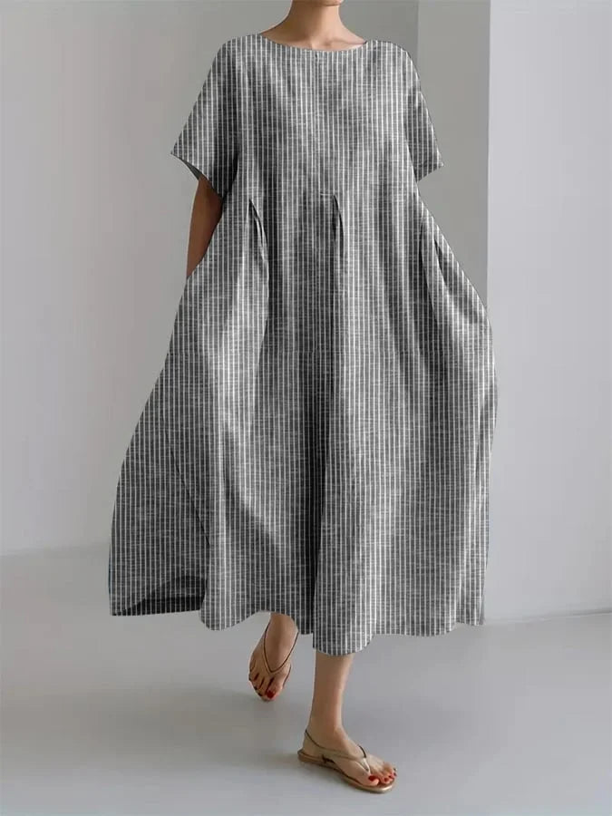 Blanca | Casual Long Dress with Retro Style