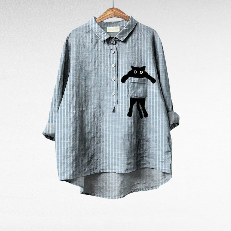 Laluna - Élégante Blouse Vintage