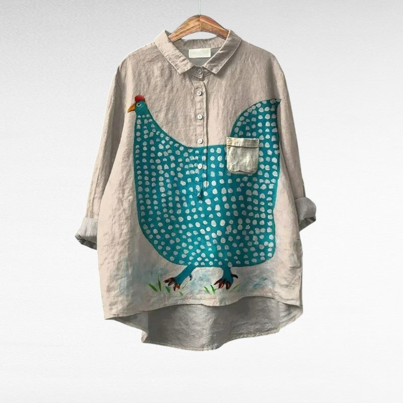 Laluna - Élégante Blouse Vintage