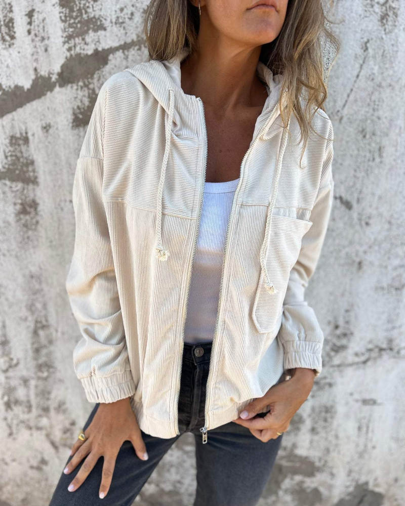 Clémence - Veste Velours Confortable