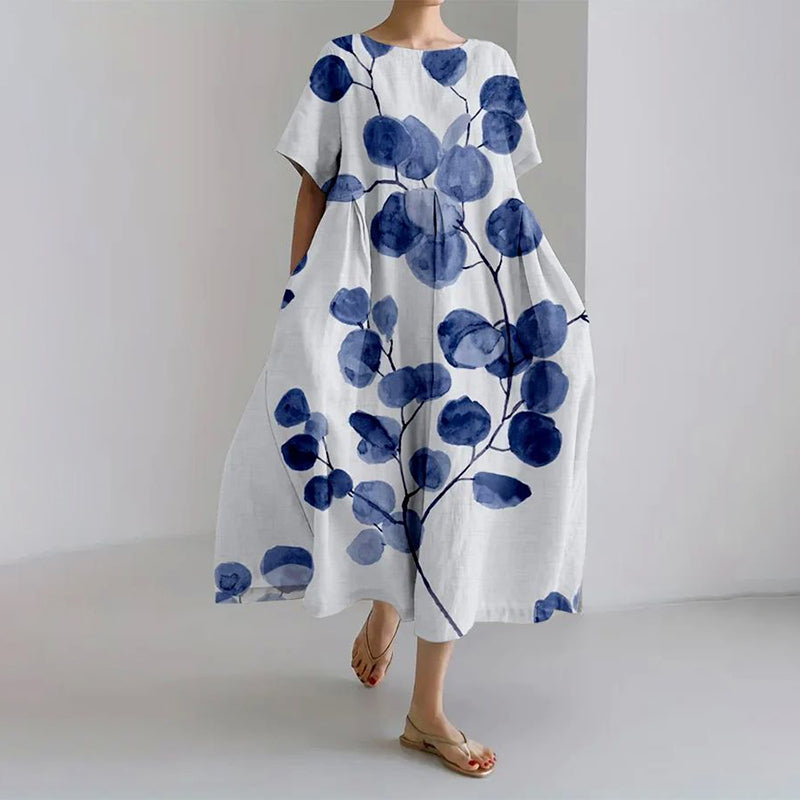 Elva™ | Watercolour Leaf Dress
