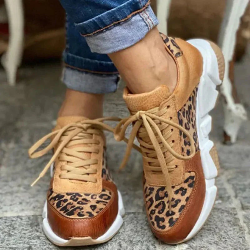 Femke - Sneakers Léopard Tendance