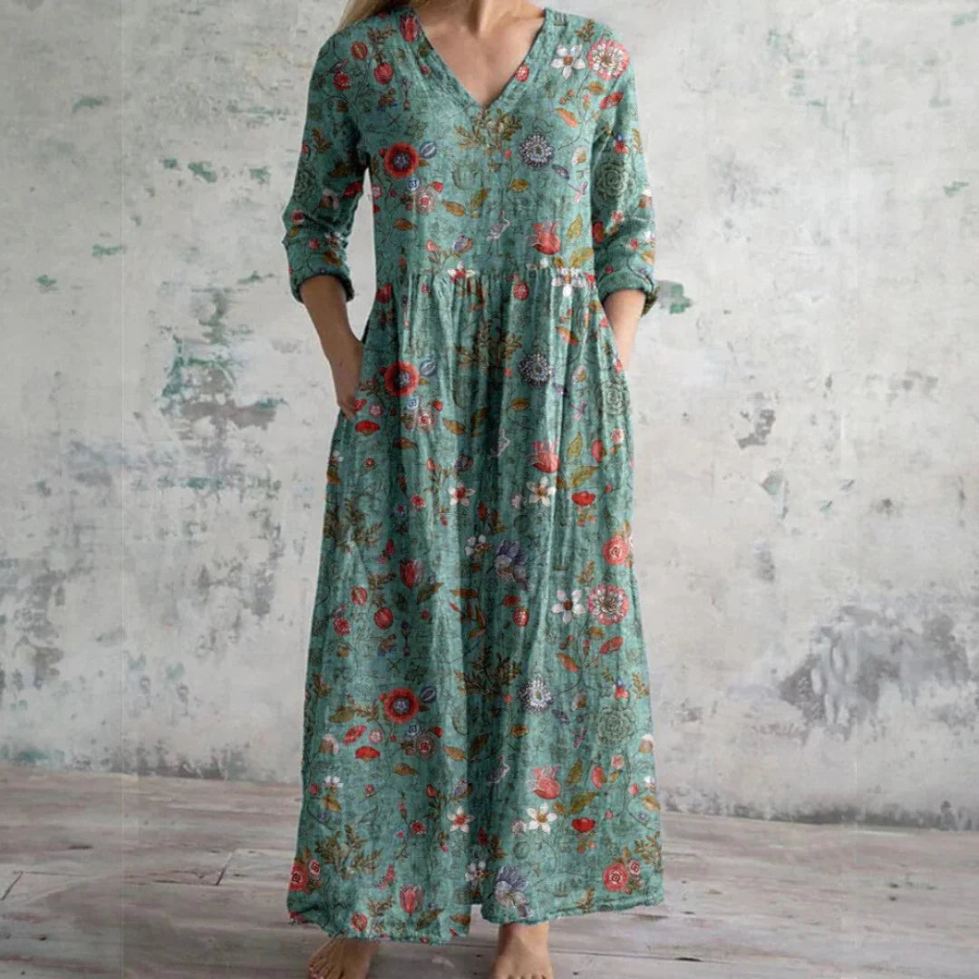 Léna | Robe Longue Florale