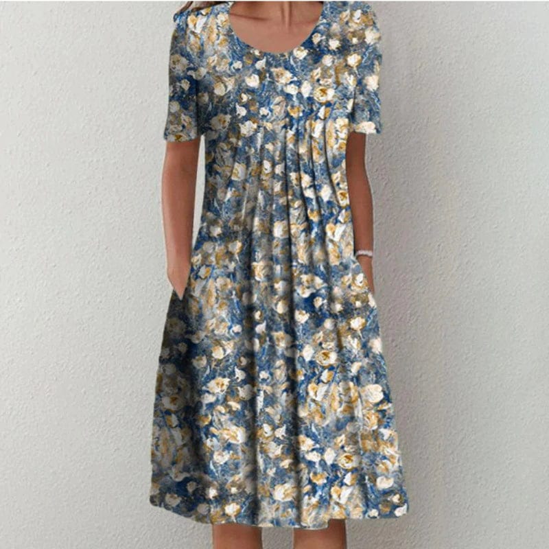 Romy | Robe Fleurie Texturée