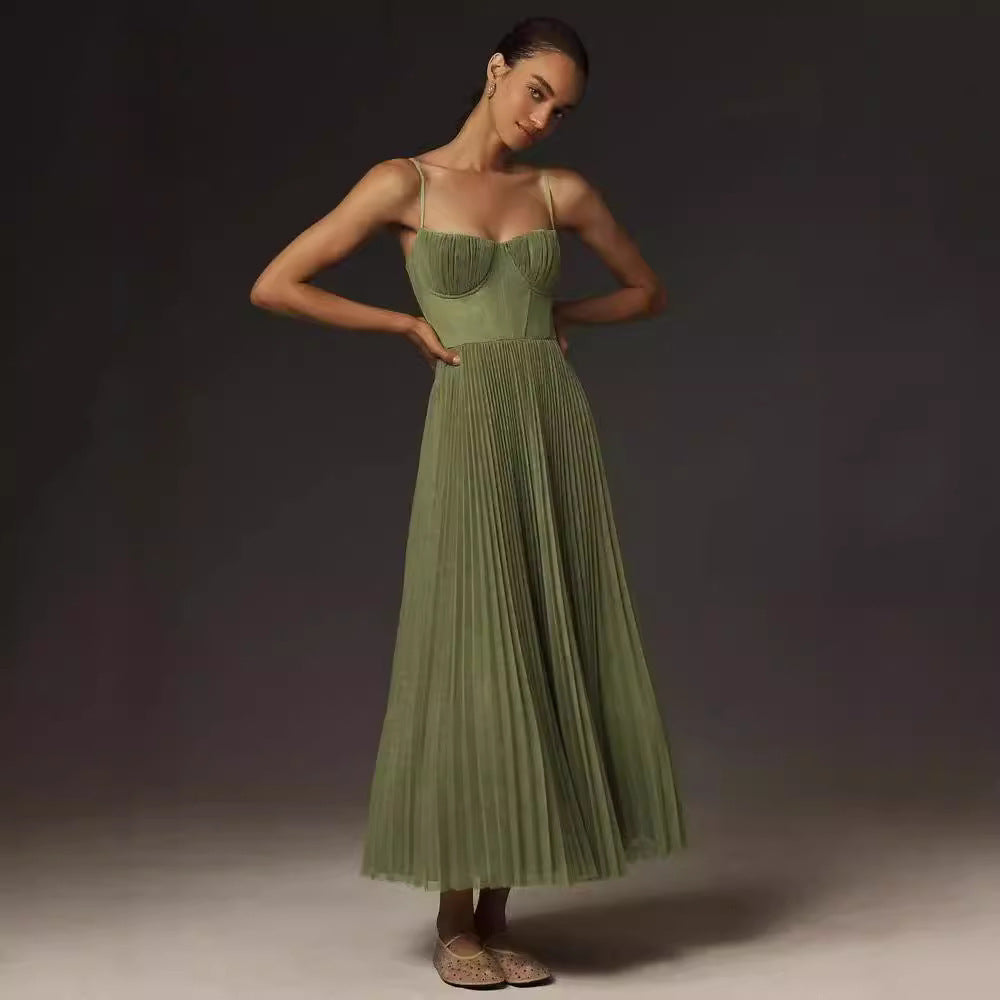 LYS ROBE PLISSÉE ÉLÉGANTE