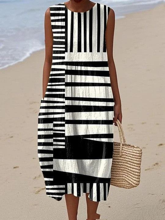 NAËLA | ROBE GRAPHIQUE CHIC