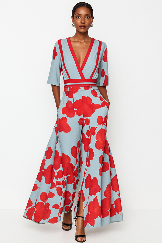 Camellia | Robe Fleurie Élégante