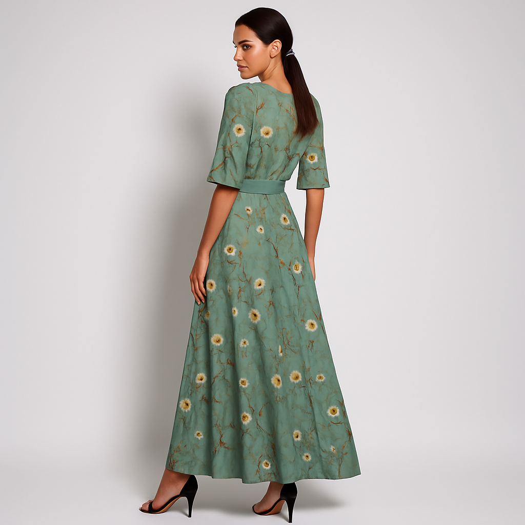 Almira | Robe Fleurie Élégante