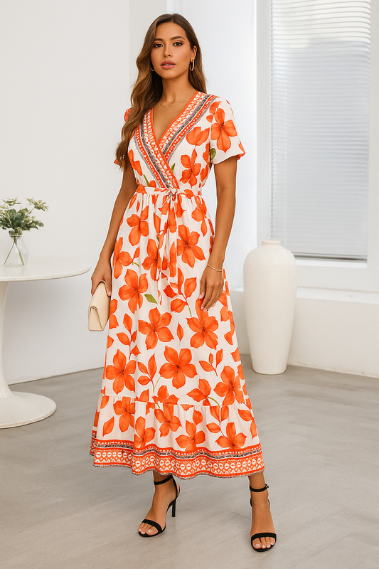 Soline | Robe Fleurie Éclatante