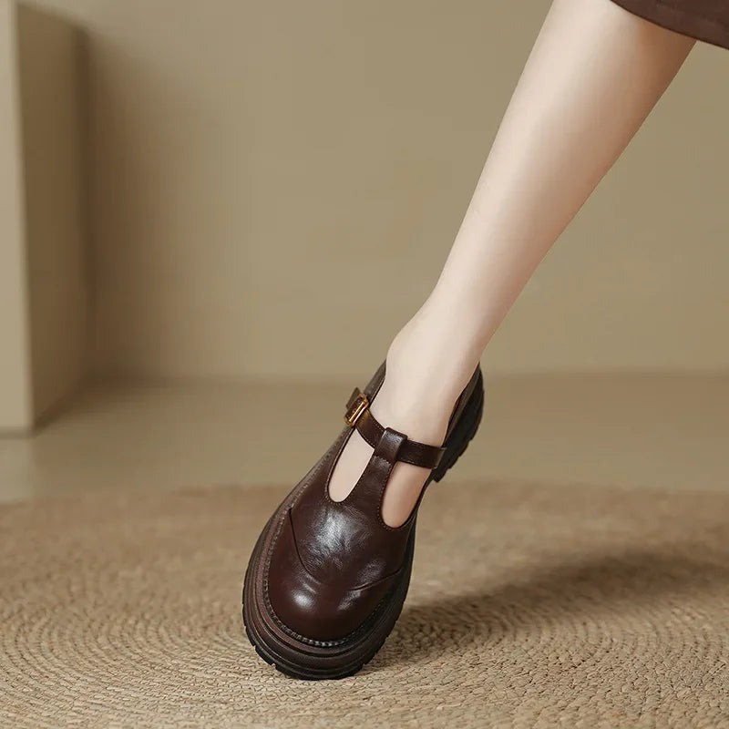 Mary Janes | Élégante Chaussure en Cuir