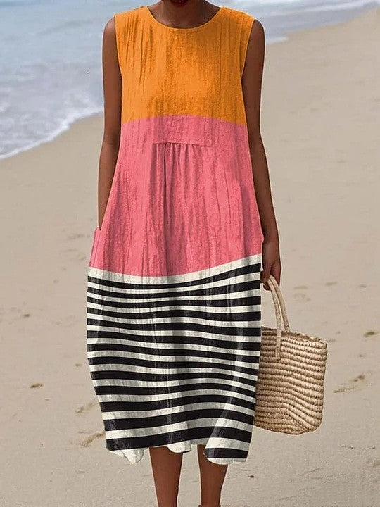 Ylina | Robe color block