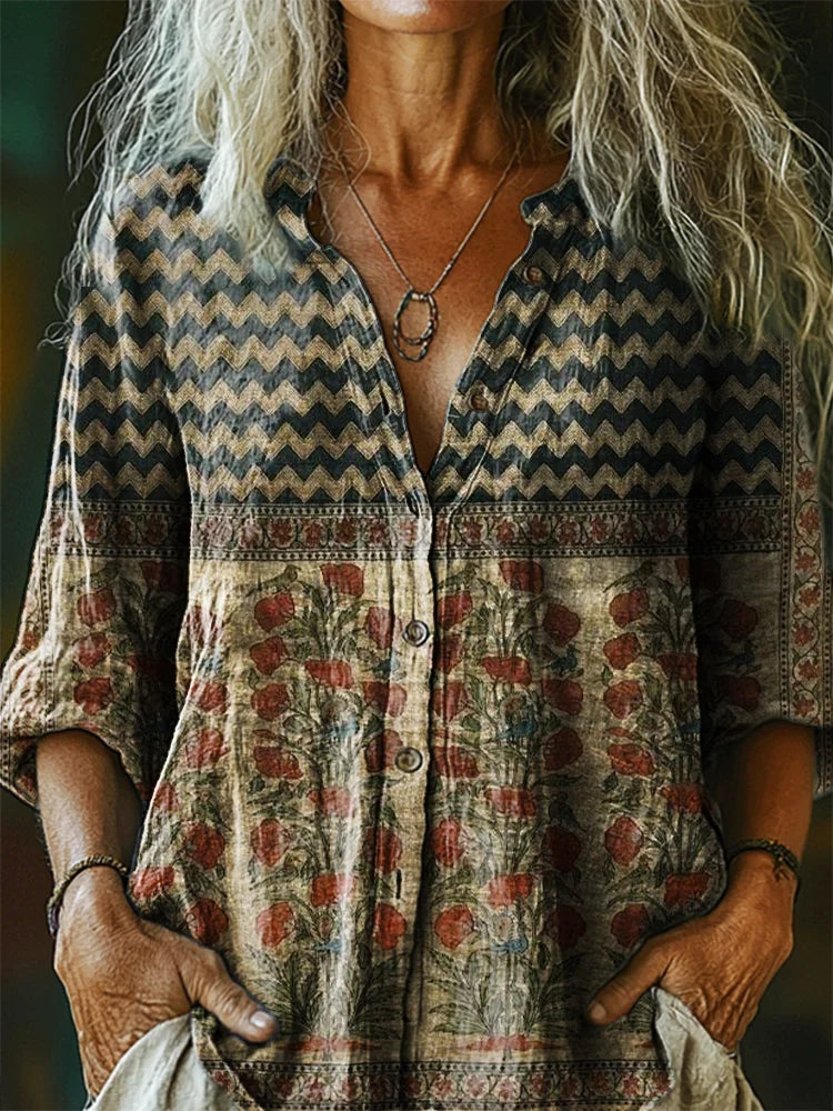 Isolde | Chemise imprimé bohème