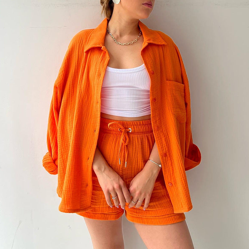 LÉONIE ENSEMBLE DÉTENTE EN COTON DOUX