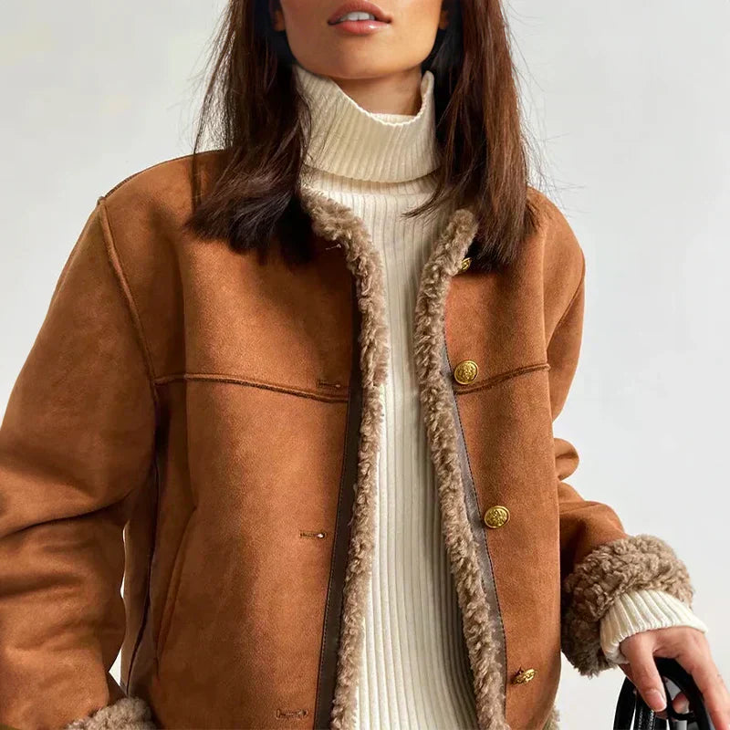 CHARLIE™ | VESTE EN CUIR CHAUDE ET RAFFINÉE