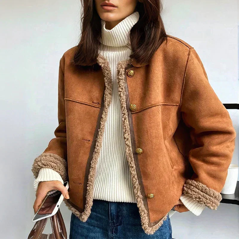 CHARLIE™ | VESTE EN CUIR CHAUDE ET RAFFINÉE