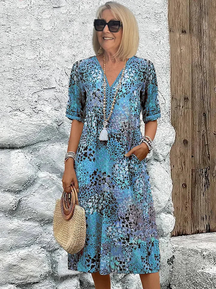 Isabeau | Robe Midi Imprimée