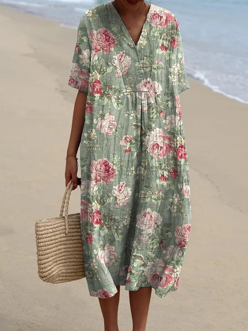 Soline | Robe fleurie vintage